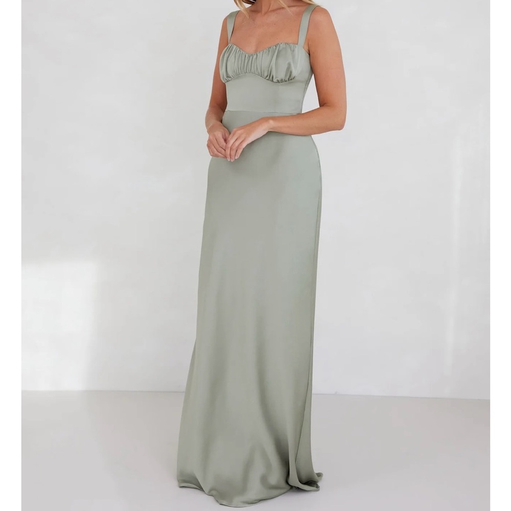 Dawson dress from Park and Fifth in color True Sage